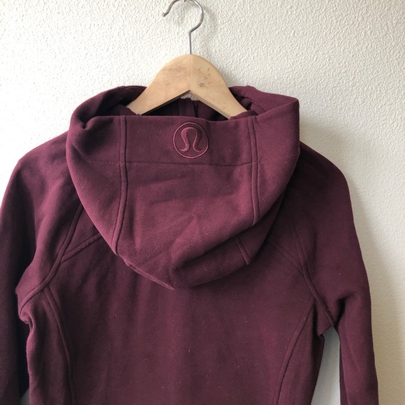 COPY - Lululemon Scuba Hoodie IV Garnet Size 6 - Picture 7 of 8